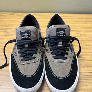 Gilbert Crockett Vans Olive army green and b lack